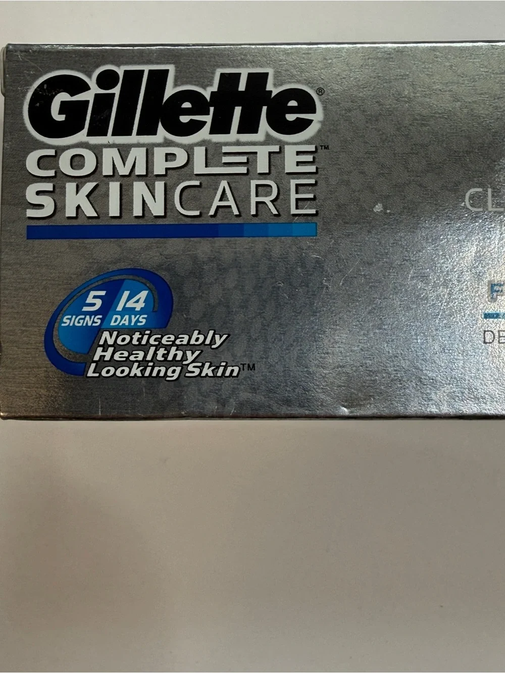 NEW Gillette Complete Skin Care Cleansing Bar, Fragrance Free 4.4oz Discontinued